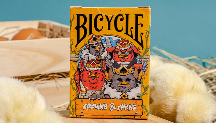 Bicycle: Chicken & Crowns Playing Cards by RunIt Decks image 0