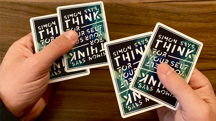 Simon Says: Think For Yourself Playing Cards by Michael Feldman image 2