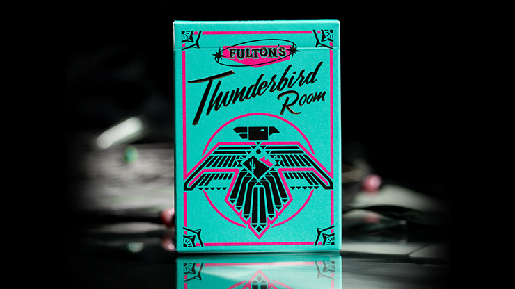 FULTON'S: Thunderbird Room (Turquoise) Playing Cards by Brad Fulton image 0