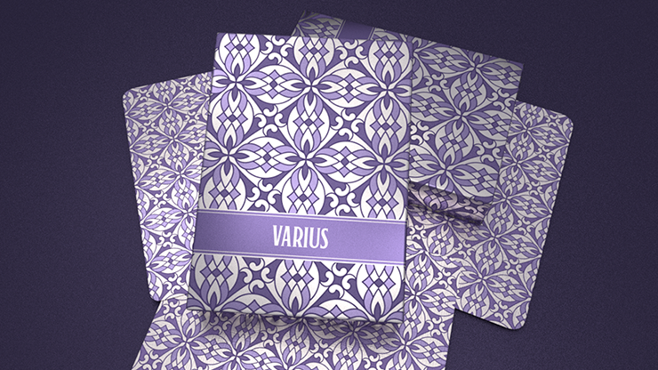 VARIUS (Limited Edition Purple) Playing Cards by Montenzi image 0