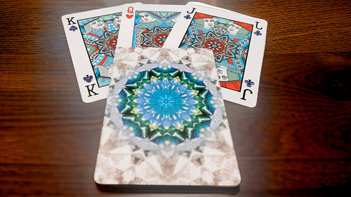 Bicycle: Kaleidoscope (Blue) Playing Cards image 1