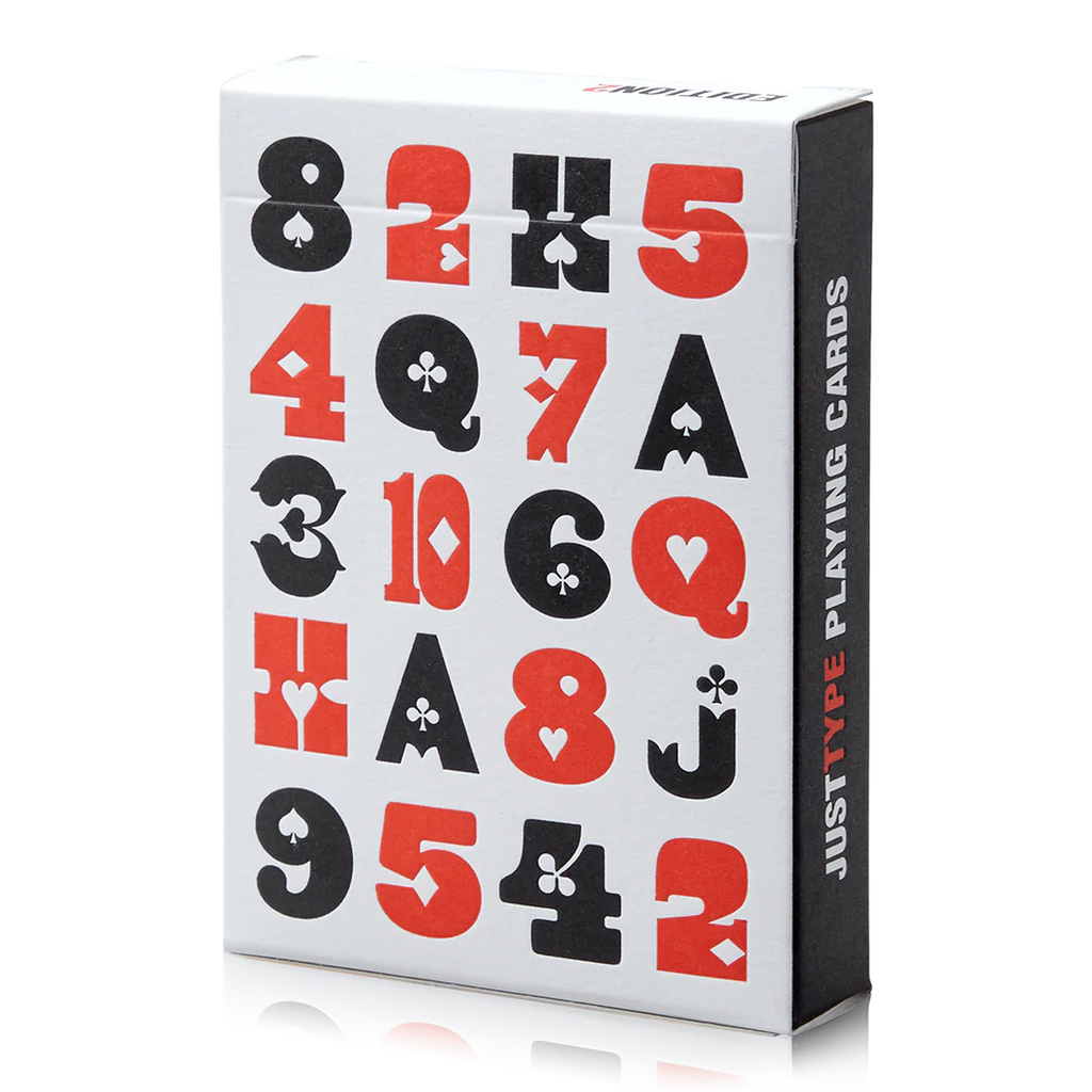 Just Type (2-Deck Set) Playing Cards by Art of Play image 3