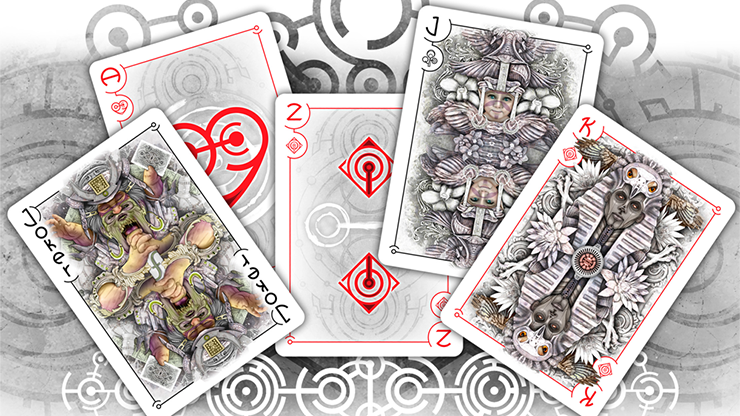Bionic Blossom: Dawn of the Ancients (Classic) Playing Cards by Sleepy Lantern image 1