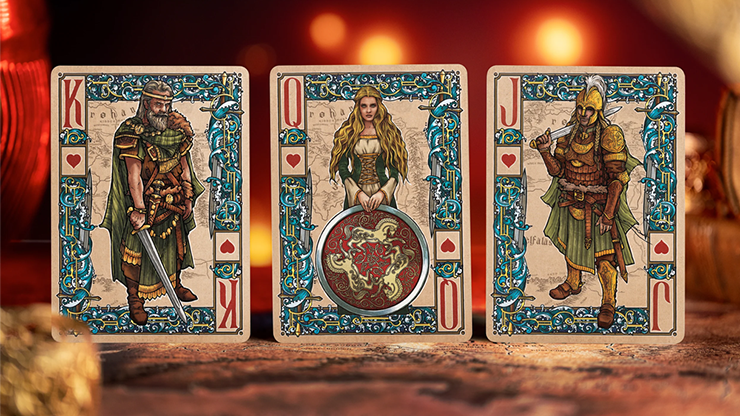 LOTR: Two Towers (Foiled & Gilded) Playing Cards by Kings Wild image 4