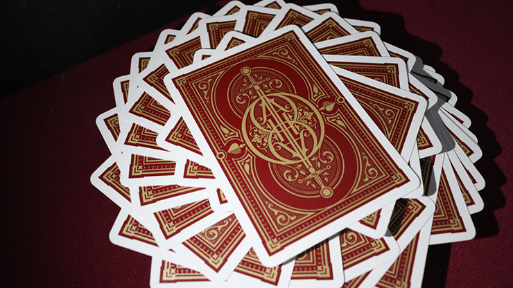 Oath Standard (Burgundy) Playing Cards by Lotrek image 1