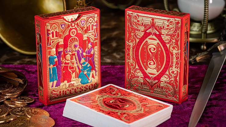 The Successor (Regal Red) Playing Cards by Gentleman Wake image 0