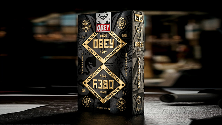 Obey (Gold) Playing Cards by Theory11 image 4