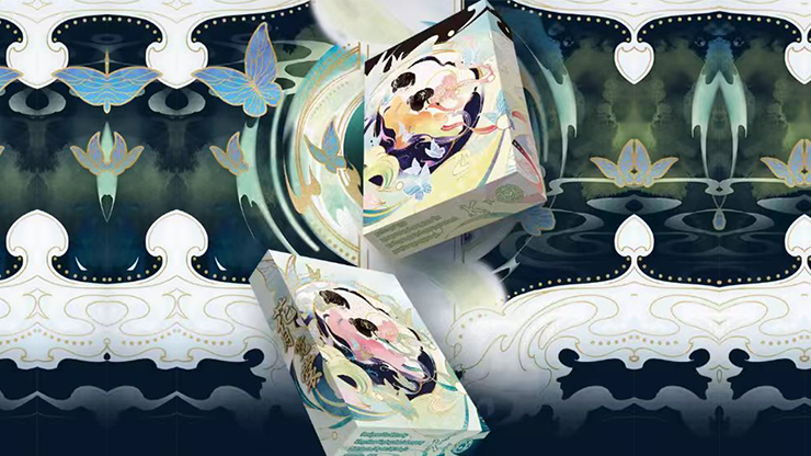 Flower Moon V2 (2-deck set) Playing Cards by King Star image 0