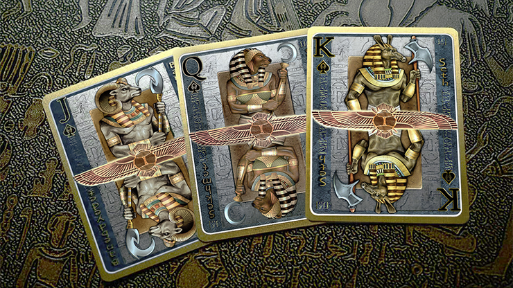 Egypt Mythology: Premium Edition (Basalt) Playing Cards by F.C. Designs image 3