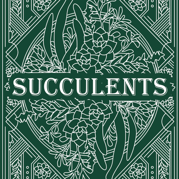 Succulents Playing Cards by P3 image 2