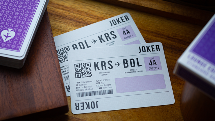 Lounge Edition (Passenger Purple) Playing Cards by Jetsetter image 2