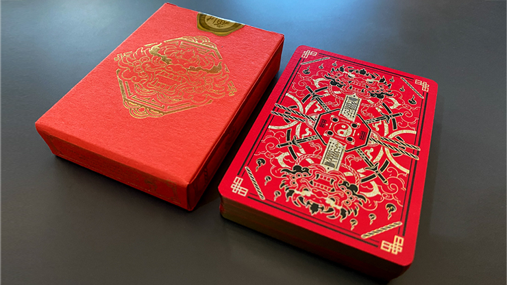 Geung Si: The Torpor (Red) Playing Cards by HypieLab image 2