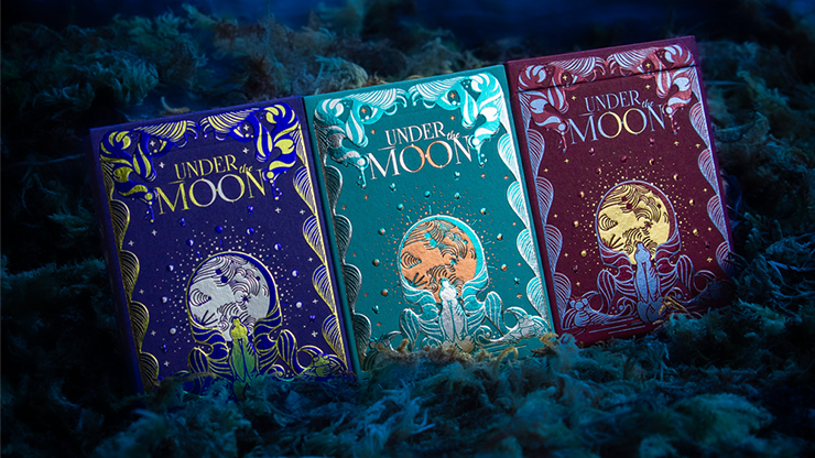 Under The Moon (Midnight Blue) Playing Cards by Jocu image 4