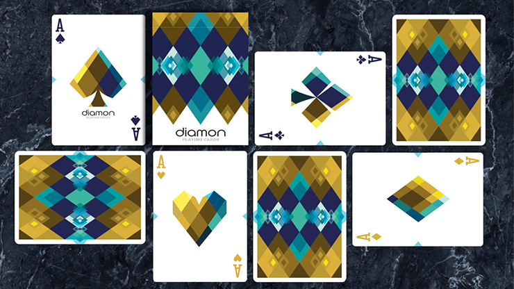 Diamon Nº22 (Gold Foil) Playing Cards by Dutch Card House image 4