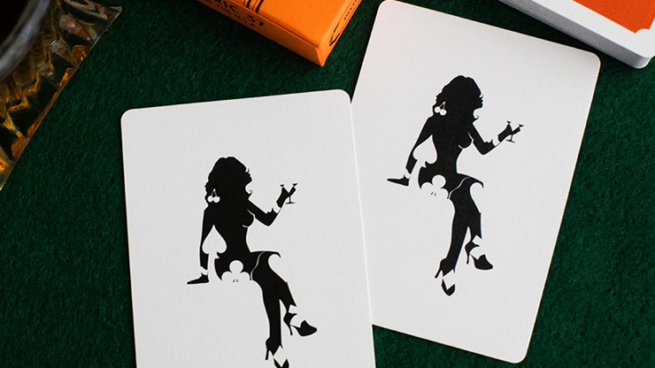 Ace Fulton's 10 Year Anniversary (Sunset Orange) Playing Cards by Brad Fulton image 4