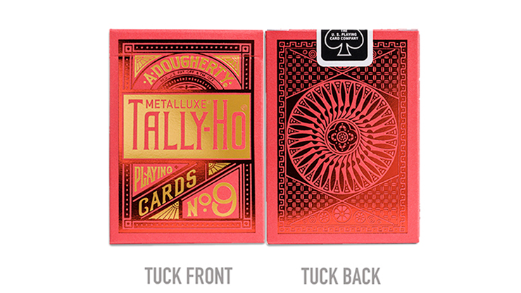 Tally-Ho MetalLuxe (Red) Playing Cards image 3
