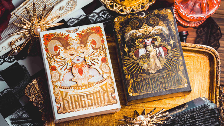 Silence V3 (White) Playing Cards by King Star image 5