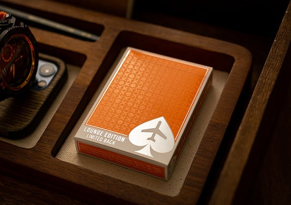 Lounge Edition Limited (Hangar Orange) Playing Cards by Jetsetter image 0
