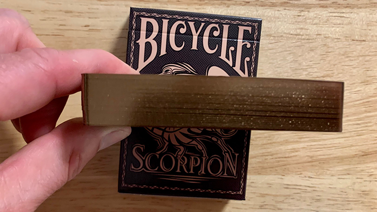 Bicycle: Scorpion (Brown Gilded) image 1