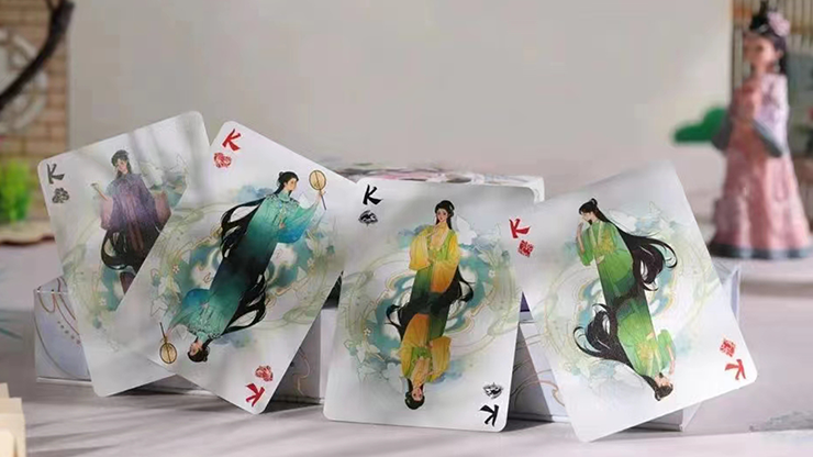 Flower Moon V2 (2-deck set) Playing Cards by King Star image 7