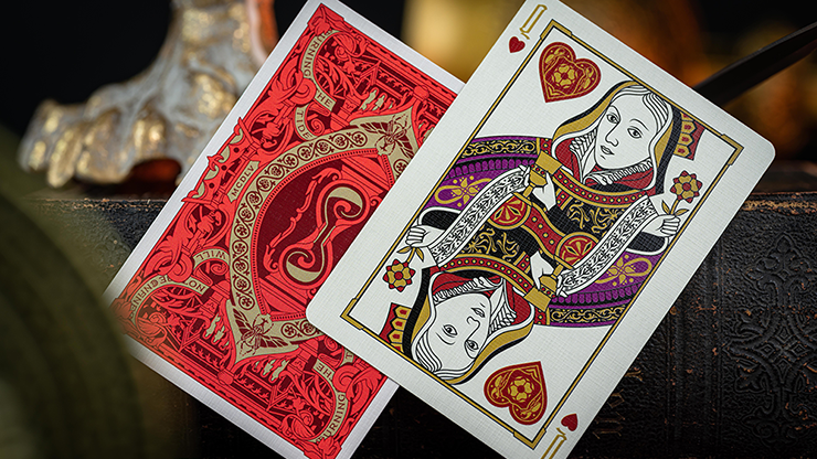 The Successor (Regal Red) Playing Cards by Gentleman Wake image 1