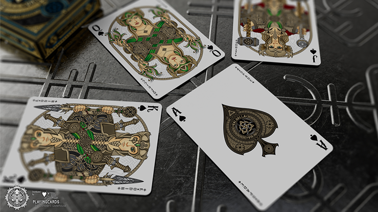Valhalla Vikings: Sapphire (Special Edition) Playing Cards by SHAPESHIFTERS image 3