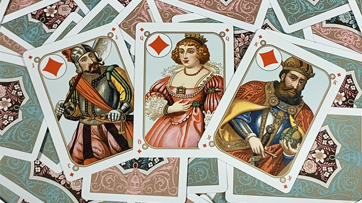 Four Continents (Red) Playing Cards by AZURED OX image 3