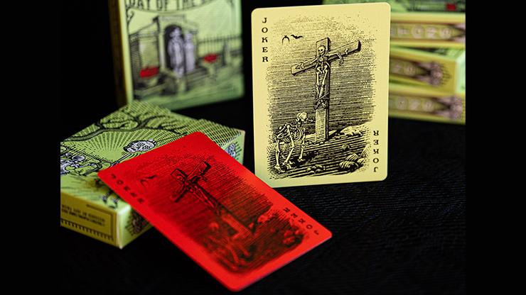 FULTON'S Day of the Dead (Green) Playing Cards by Brad Fulton image 2