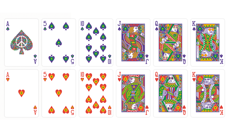 Bicycle: Peace & Love (1,000 Deck Club) by Collectible Playing Cards image 4