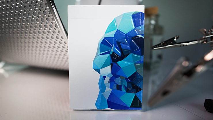 Memento Mori (Blue) Playing Cards image 0
