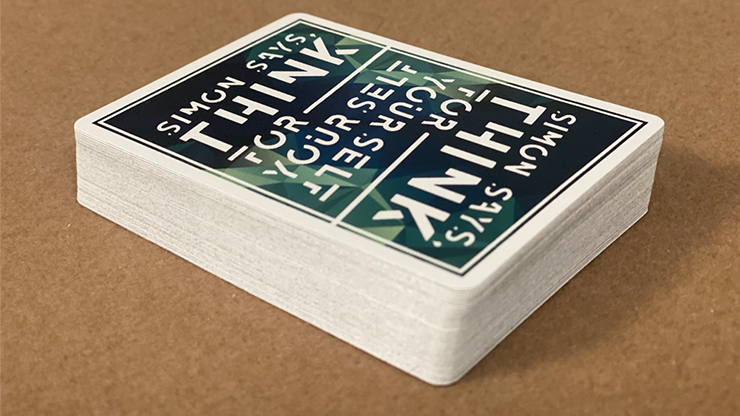 Simon Says: Think For Yourself Playing Cards by Michael Feldman image 1