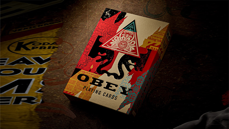 Obey (Collage Edition) Playing Cards by Theory11 image 0