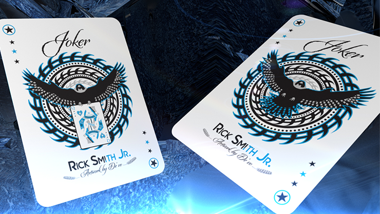 Falcon Throwing Cards (Ice, Foil) Playing Cards by Rick Smith Jr. & De'vo image 2