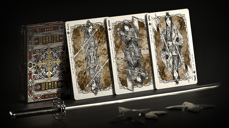 Warrior Women (Gilded) Playing Cards by Headless Kings image 2