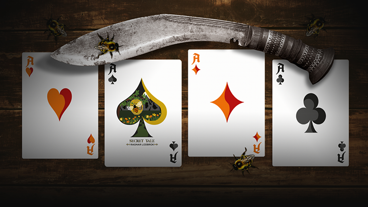 Secret Tale: Ragnar (Mini White Bee) Playing Cards by Dutch Card House image 5