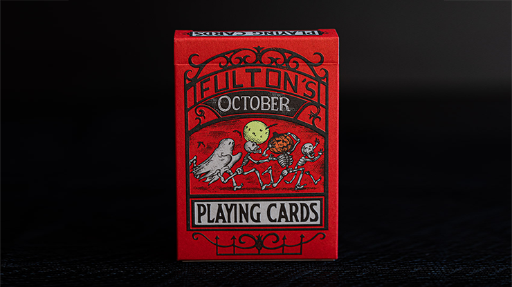 FULTON'S October (Red) Playing Cards by Brad Fulton image 0