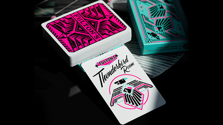 FULTON'S: Thunderbird Room (Turquoise) Playing Cards by Brad Fulton image 1