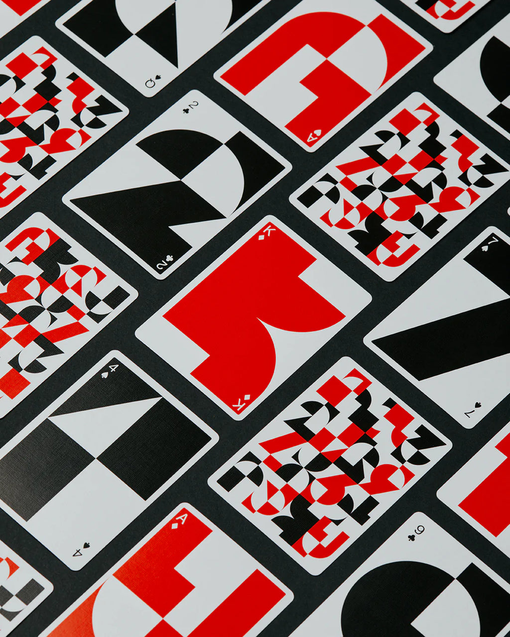 Just Type (2-Deck Set) Playing Cards by Art of Play image 1
