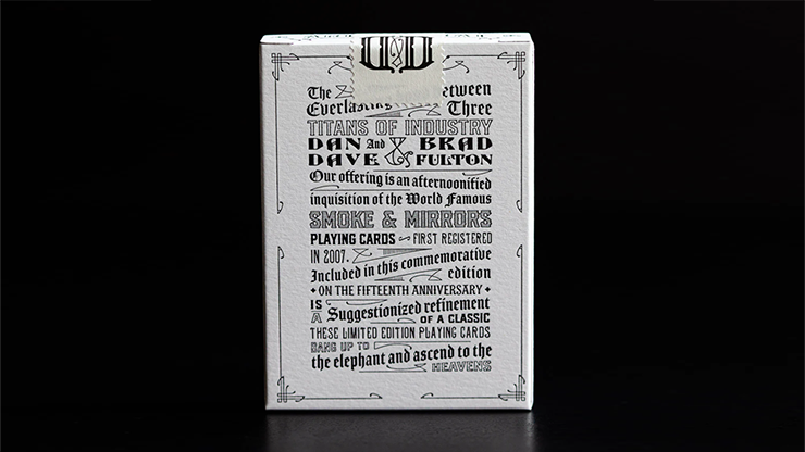 Smoke & Mirrors x Fulton (White) Playing Cards by Dan & Dave image 4