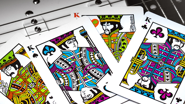 Beatles: Special Edition (Black) Playing Cards by Theory11 image 1