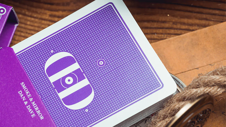 Smoke & Mirrors V9 (Purple) Playing Cards by Dan & Dave image 1