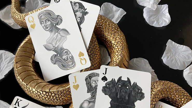 Archaios Muthos (White) Playing Cards by Nadine Sophie image 4