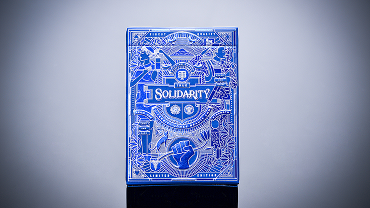 Solidarity (Navy Blue) Playing Cards by Riffle Shuffle image 0