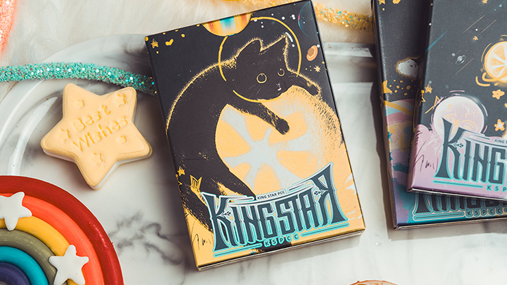 Space Cat V2 Playing Cards by King Star image 0