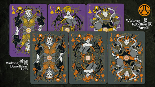 Bicycle: Bull Demon King (Rebellion Purple) Playing Cards by HypieLab image 1