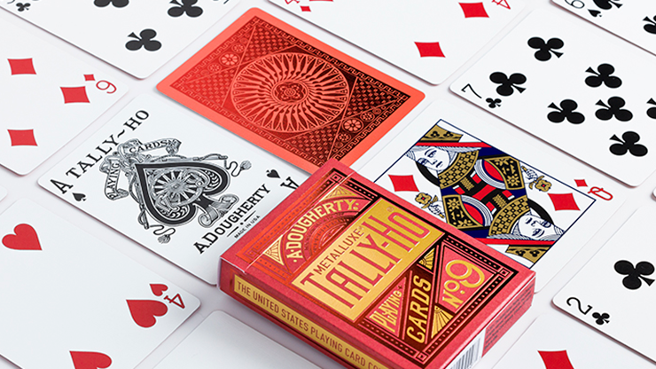 Tally-Ho MetalLuxe (Red) Playing Cards image 2