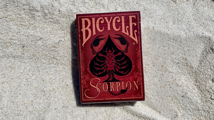 Bicycle: Scorpion (Red Gilded) image 0