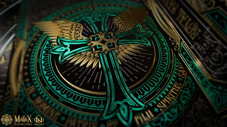 Royal Sanctuary: Noble (Emerald, Foil) Playing Cards by ShapeShifters image 3
