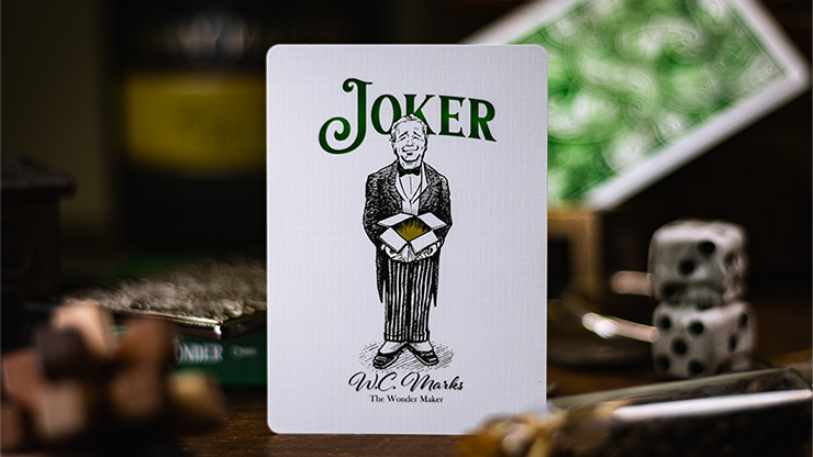 Wonder (Green Gilded) Playing Cards by Chris Hage image 4