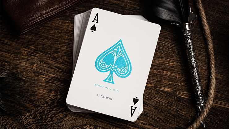 Jerry's Nugget (Icey Blue, Marked) Playing Cards image 2